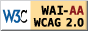 W3C WCAG 2.0 Double-A icon