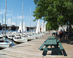 The dock at Community Boating, Inc.